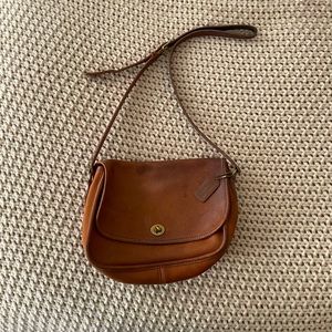 Vintage Leather Coach Bag